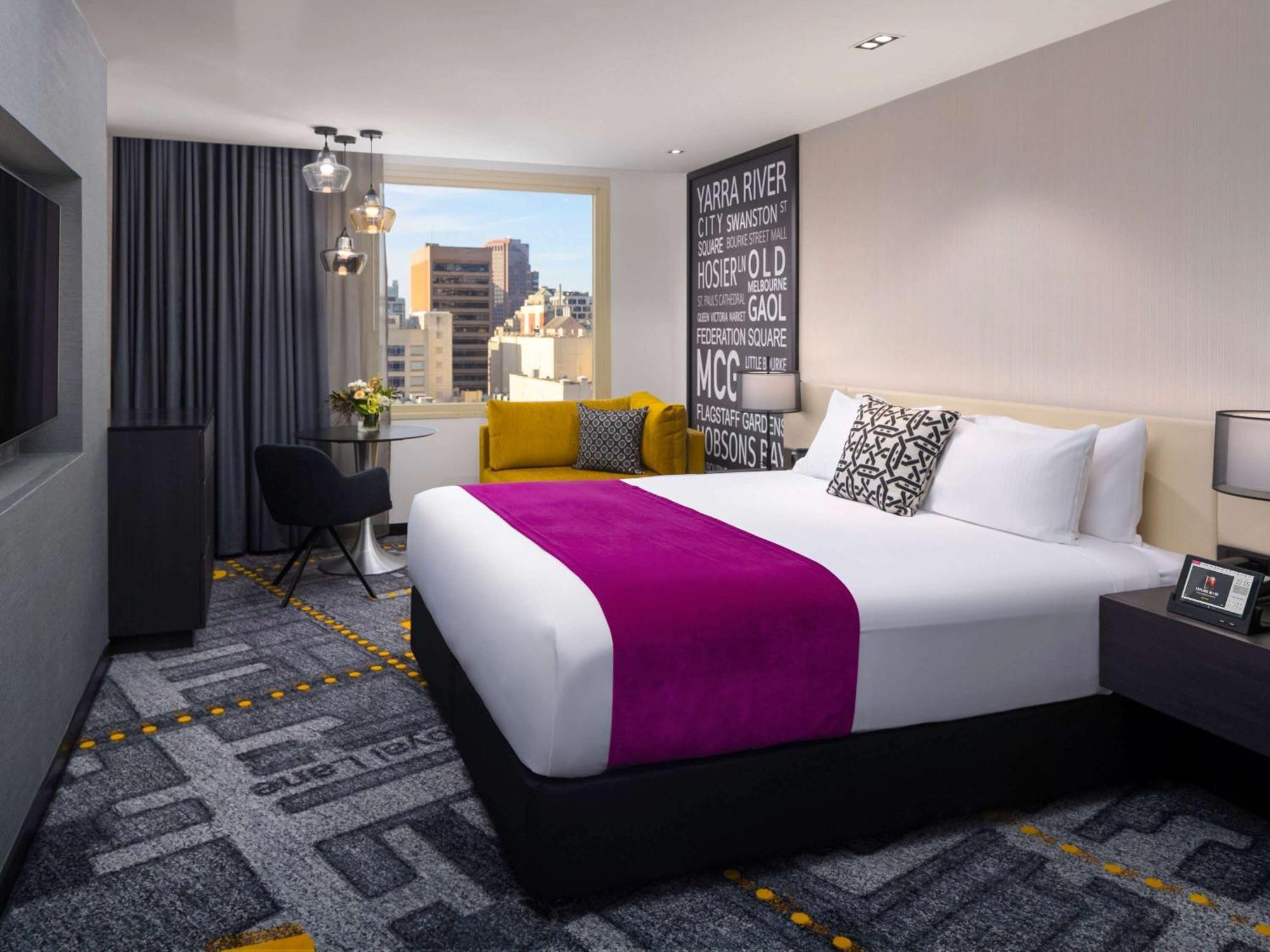 Pullman Melbourne City Centre Eksteriør bilde A room at the hotel